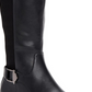 Alfani Womens Kallumm Wide Calf Faux Leather Riding Boots Black 7 M