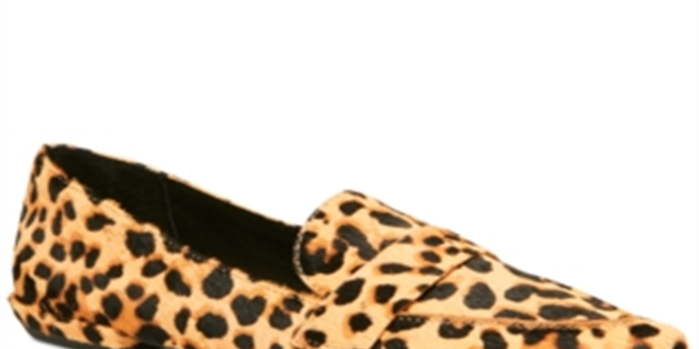 Steve Madden Women's Leopard Print Carver Loafer Brown Size 6 M