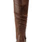 Baretraps Womens Chaya Tall Block Heel Knee-High Boots Brown Size 10 M
