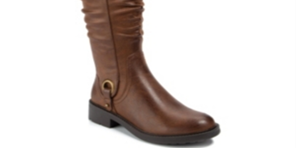 Baretraps Womens Chaya Tall Block Heel Knee-High Boots Brown Size 10 M