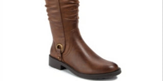 Baretraps Womens Chaya Tall Block Heel Knee-High Boots Brown Size 10 M