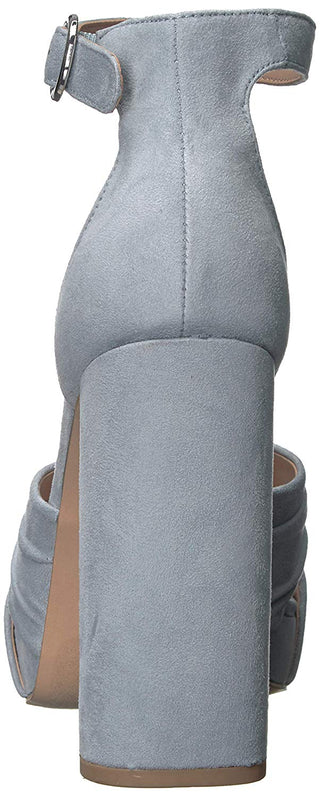 BCBGeneration Women's Flora Heeled Sandal Gray Size 10 M