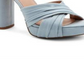 BCBGeneration Women's Flora Heeled Sandal Gray Size 10 M