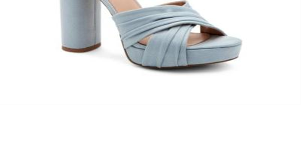 BCBGeneration Women's Flora Heeled Sandal Gray Size 10 M