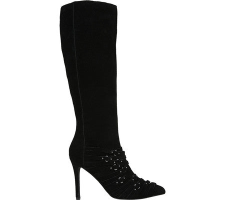 Fergie Women's Adley Tall Boot Black Size 7.5 M