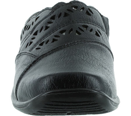 Easy Street Women's Forever Square Toe Slip on Shoe Black Size 8.5 M
