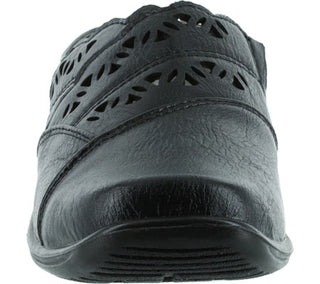 Easy Street Women's Forever Square Toe Slip on Shoe Black Size 8.5 M