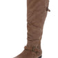 Bare Traps Womens Yanessa Closed Toe Knee High Riding Boots Brown Size 6.5 M
