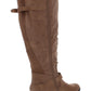 Bare Traps Womens Yanessa Closed Toe Knee High Riding Boots Brown Size 6.5 M