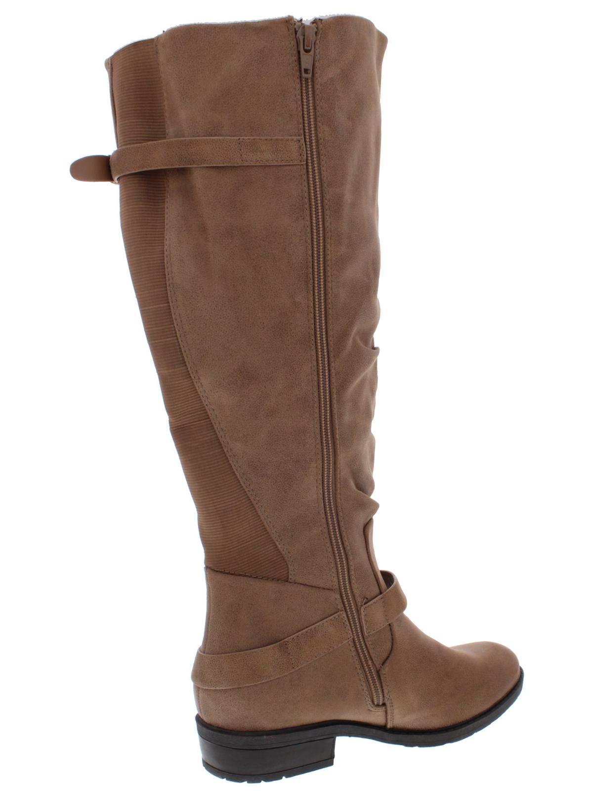 Bare Traps Womens Yanessa Closed Toe Knee High Riding Boots Brown Size 6.5 M