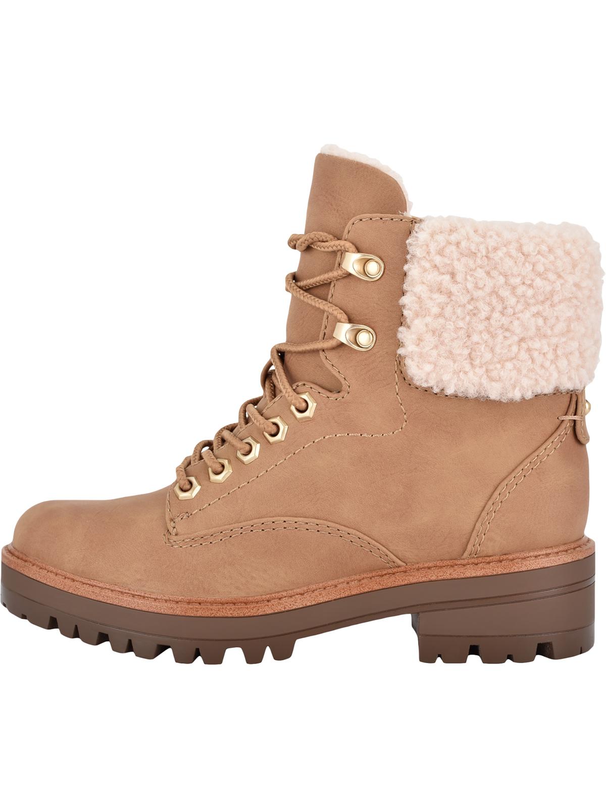 Indigo Rd. Women's Shoes Irard Leather Closed Toe Ankle Cold Weather Boots Brown Size 6 M