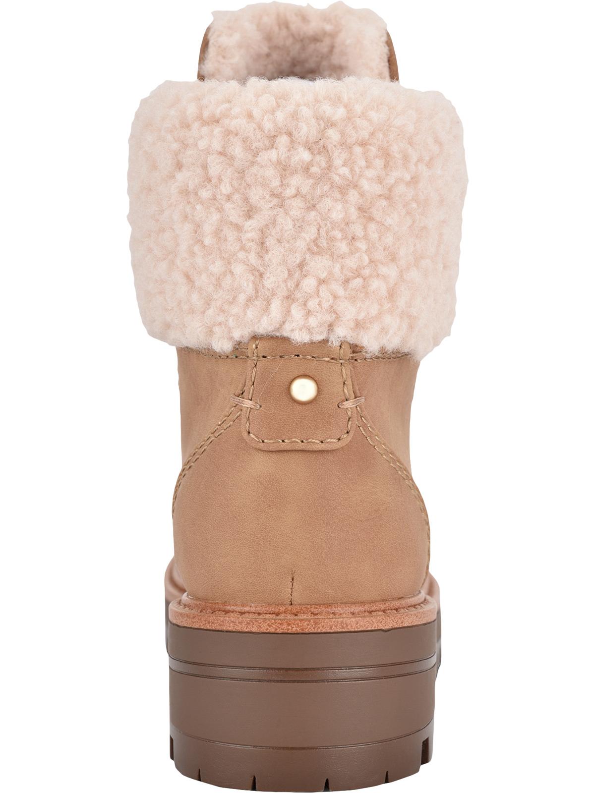 Indigo Rd. Women's Shoes Irard Leather Closed Toe Ankle Cold Weather Boots Brown Size 6 M