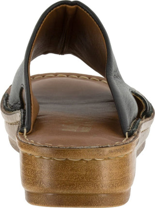 Bella Vita Womens Vita Mae Open Toe Casual Slide Sandals Black Size 10 M