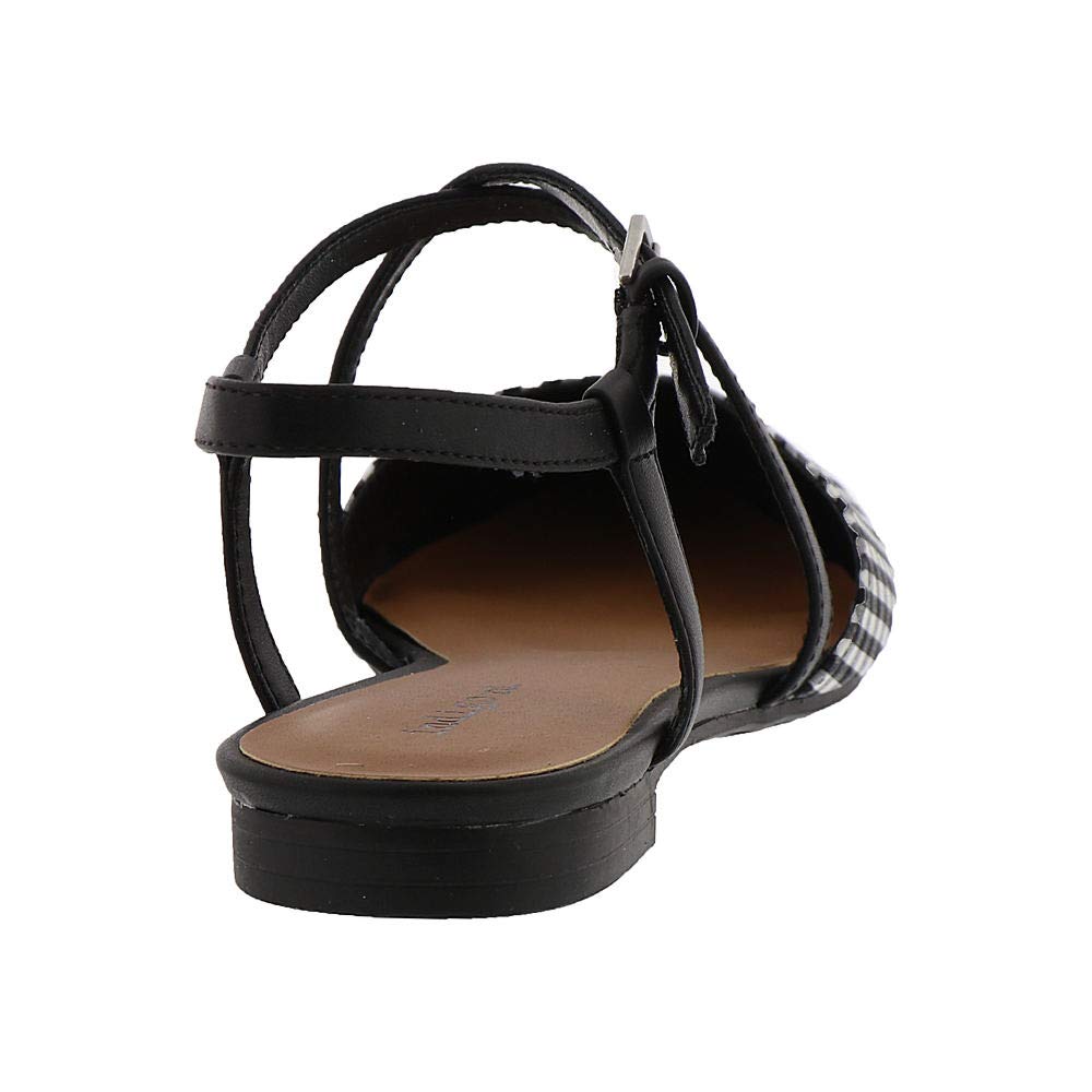 Indigo Rd. Women's Genetic Open Toe Canvas Sandals Black Size 7.5 M