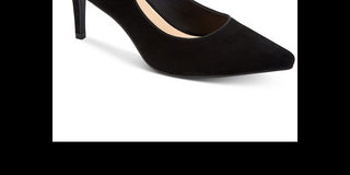 Alfani Women's Jerikaa Fabric Pointed Toe Ankle Strap Mary Jane Pumps -Black Size 6 M