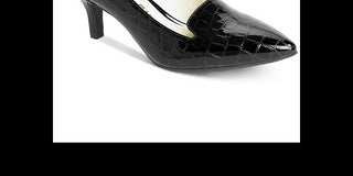 Anne Klein Womens Felice Pointed Toe Classic Pumps Black- Size 6.5 M