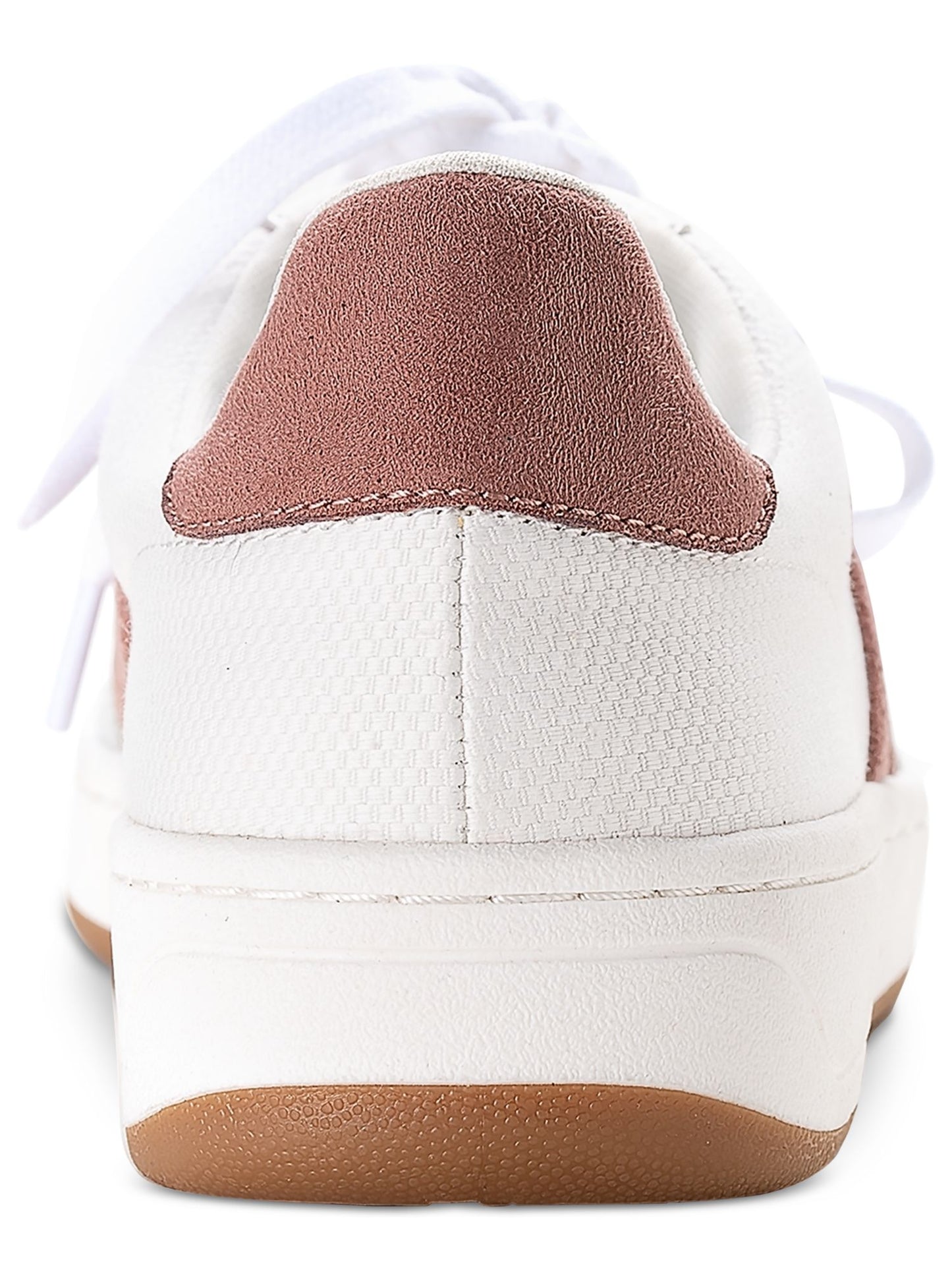 American Rag Women's Striped Cushioned Comfort Shaley Round Toe Lace up Athletic Sneakers White Size 7 M