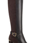 Bandolino Womens Bilya Leather Knee-High Riding Boots Brown 9.5 M