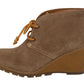 Sperry Women's Celeste Prow Wedge Ankle Booties Shoes Brown Size 7 M