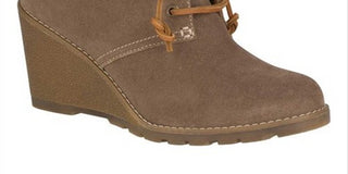 Sperry Women's Celeste Prow Wedge Ankle Booties Shoes Brown Size 7 M
