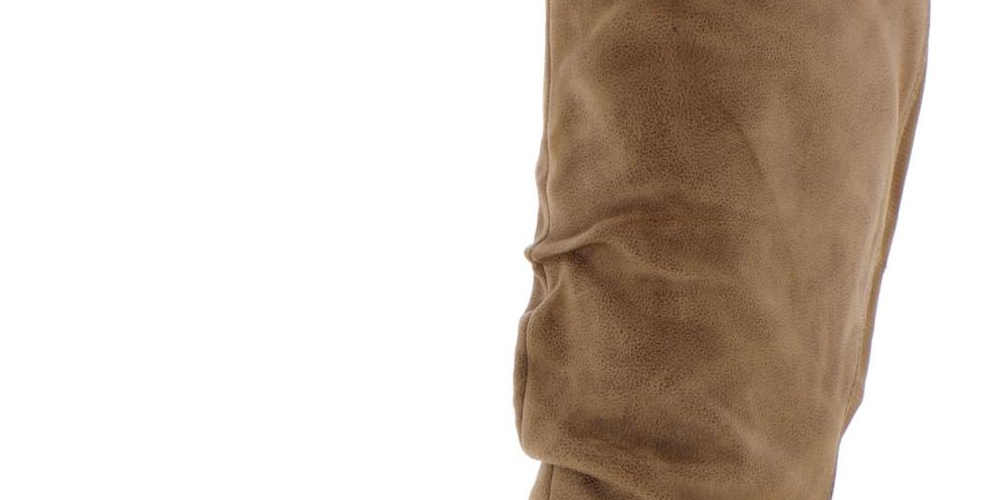 Baretraps Womens Yanessa Faux Suede Tall Riding Boots Brown Size 5.5 M