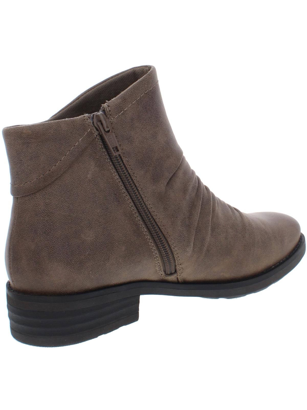 Baretraps Womens Anila Slouchy Grommet Ankle Boots Brown 5.5 M