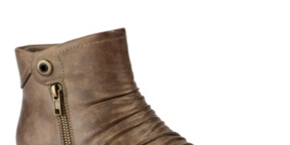 Baretraps Womens Anila Slouchy Grommet Ankle Boots Brown 5.5 M