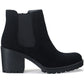 American Rag Womens Black Platform Goring Cushioned Morghan Round Toe Platform Zip-up Booties Size 7 M