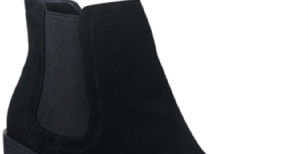 American Rag Womens Black Platform Goring Cushioned Morghan Round Toe Platform Zip-up Booties Size 7 M