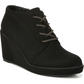 Carlos by Carlos Santana Women's Wills Lace up Wedge Black Size 9 M