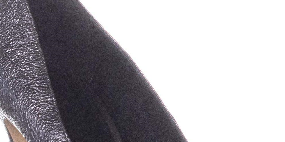 Michael Kors Women's Antoinette Leather Closed Toe Classic Pumps Silver Size 9 M