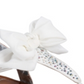 Material Girl Women's Swan Split Toe Casual T-Strap Sandals White Size 5