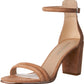 Kenneth Cole Women's Lex Heeled Sandal Brown Size 6 M