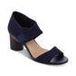DKNY Women's Penny Open Toe Casual Ankle Strap Sandals Blue Size  9