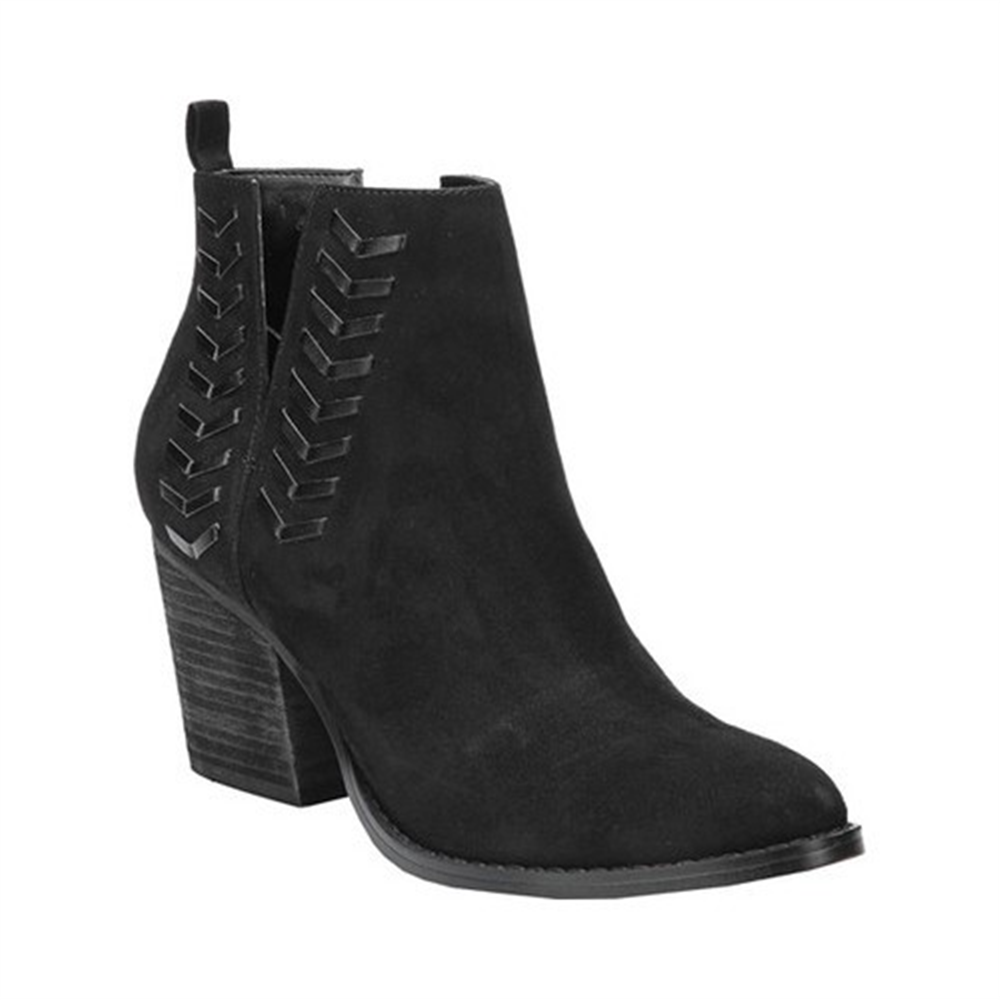 Carlos By Carlos Santana Women's Whitley Fabric Closed Toe Ankle Black Size 6 M