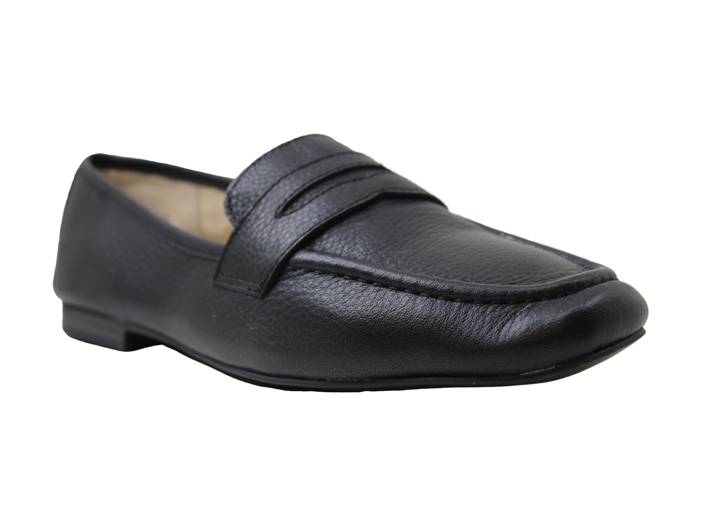 American Rag Women's Cammie Leather Closed Toe Loafers Black Size 6.5 M