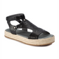 Bare Traps Womens Bernedette Open Toe Casual T-Strap Sandals Black Size 8 M