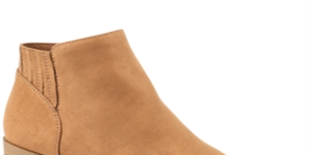 American Rag Womens Tori Fabric Pointed Toe Ankle Fashion Boots Brown Size 9.5M