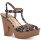 American Rag Women's Jamie Printed Strappy Platforms Shoes Brown Size 9 M