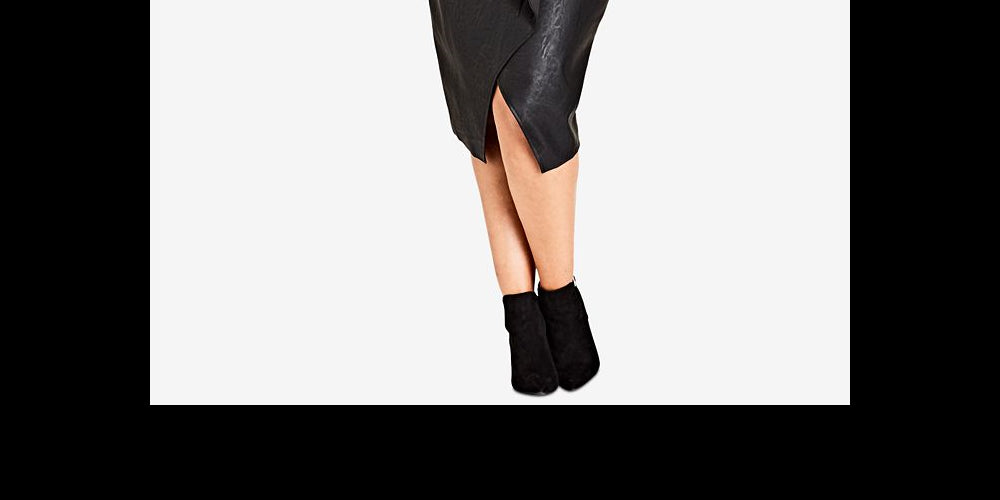 City Chic Women's Jacket Piping Praise  Black Size 22W