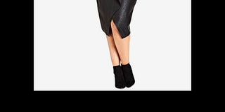 City Chic Women's Jacket Piping Praise  Black Size 22W