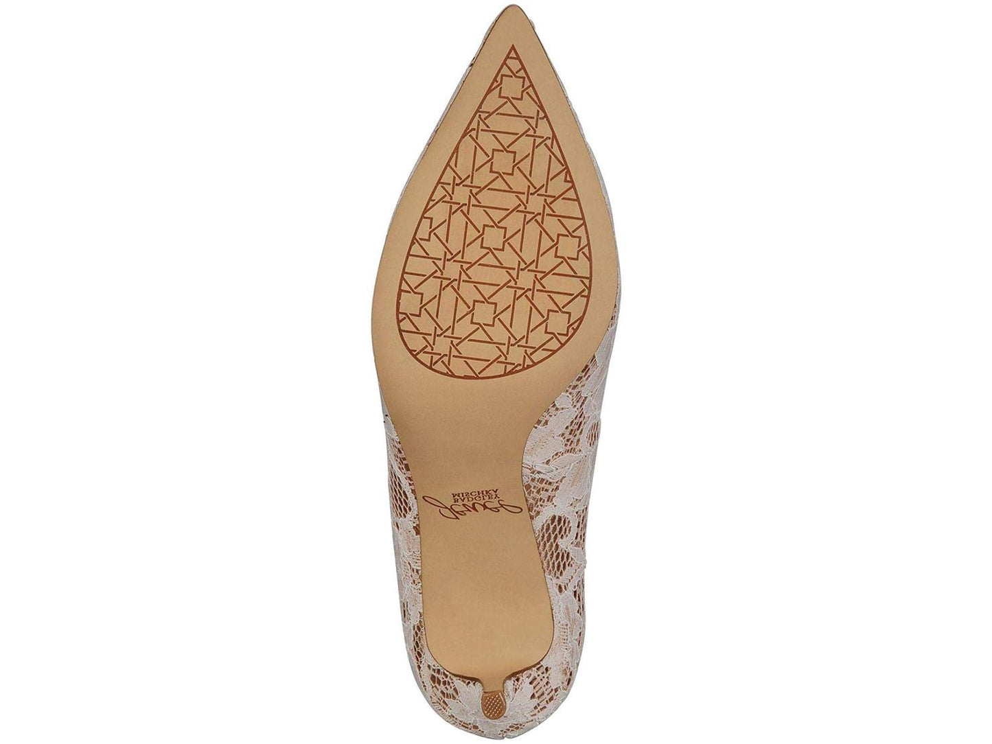 Jewel Badgley Mischka Women's Zuri Lace Pumps White Size 7.5 M