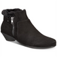 Karen Scott Women's Ursah Fabric Closed Toe Ankle Fashion Black Size 8.5 M
