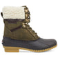 Tommy Hilfiger Women's Rian 2 Faux Fur Closed Toe Mid Calf Cold Weather Boots Green Size 6 M