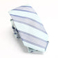 RYAN SEACREST Men's  Regimental Stripe Classic Neck Tie Aqua  One Size