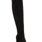 Material Girl Women's Bravy Faux Suede Tall Over the Knee Boots Black Size 5 M