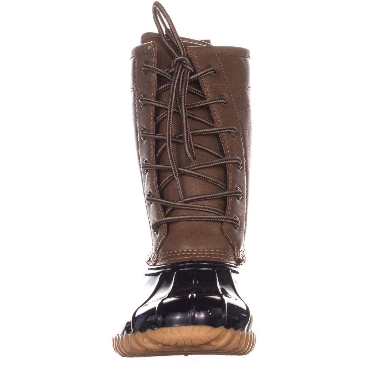 Sporto Women's Ariel Closed Toe Knee High Cold Weather Boots Brown Size 8 M