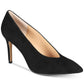 INC Women's Ciaran Suede Solid Pumps Black Size 7.5 M