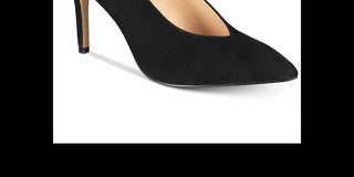 INC Women's Ciaran Suede Solid Pumps Black Size 7.5 M