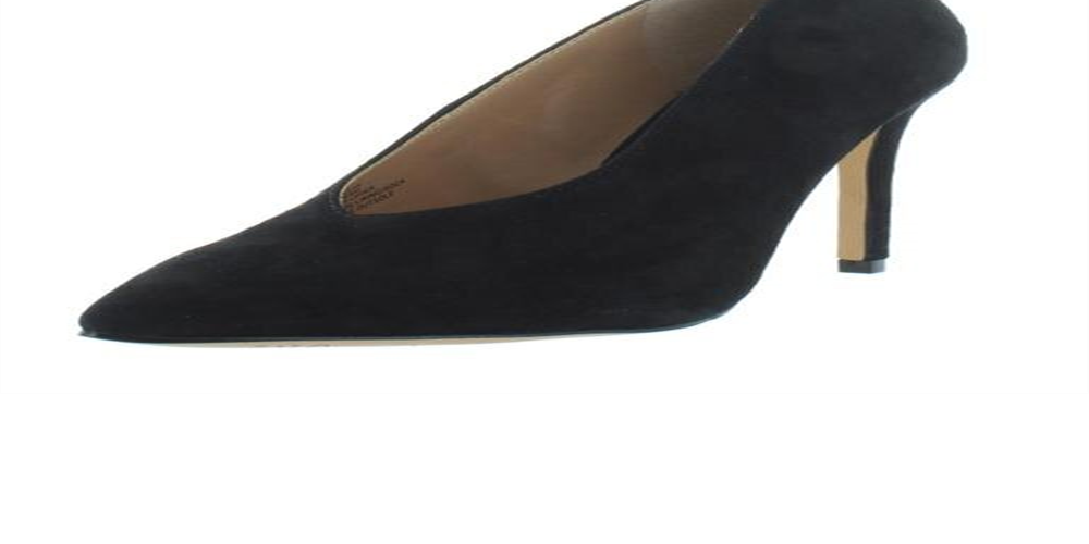 INC Women's Ciaran Suede Solid Pumps Black Size 7.5 M